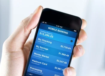Transfer money via mobile banking