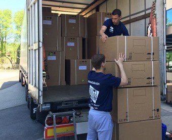 Boxes delivery to Bochum