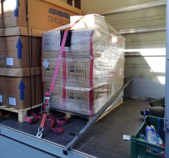Moving boxes to Dresden