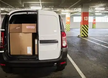 Delivery van Wiesbaden