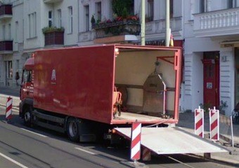 Delivery truck to Wuppertal
